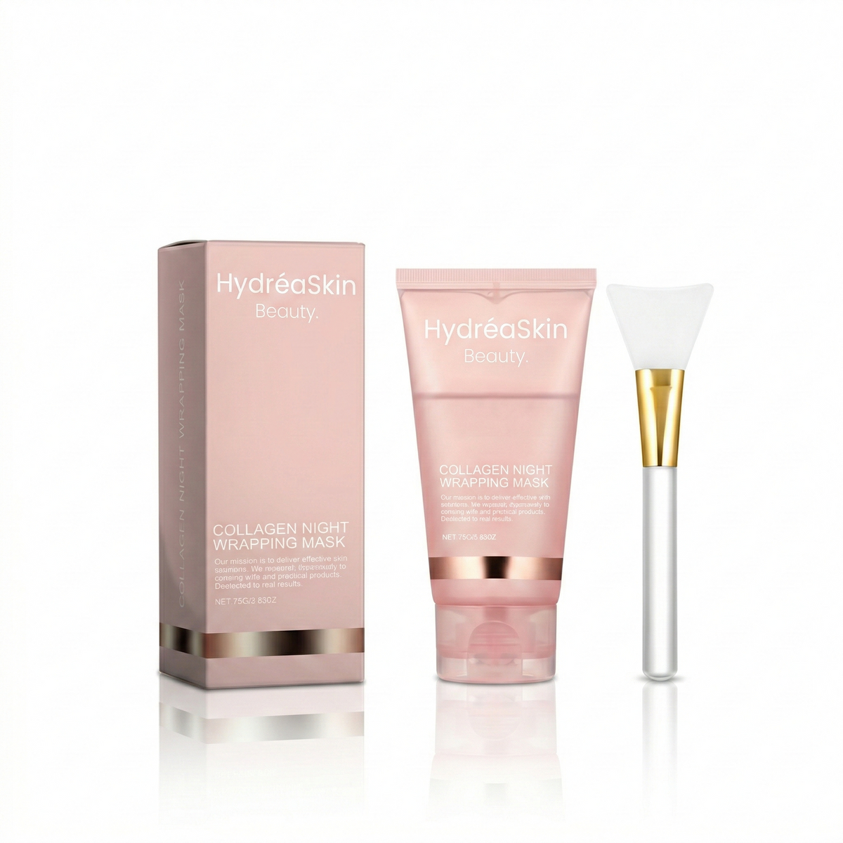 HydréaMask™ – Masque Gel Hydratant au Collagène